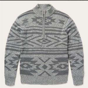 STETSON AZTEC WOOL-BLEND PULLOVER